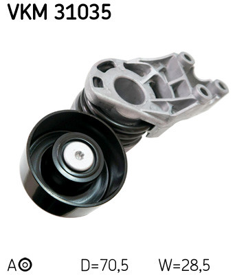 SKF Spannrolle, Keilrippenriemen